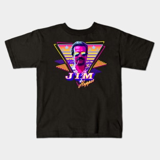 Retro Jim Hopper Kids T-Shirt